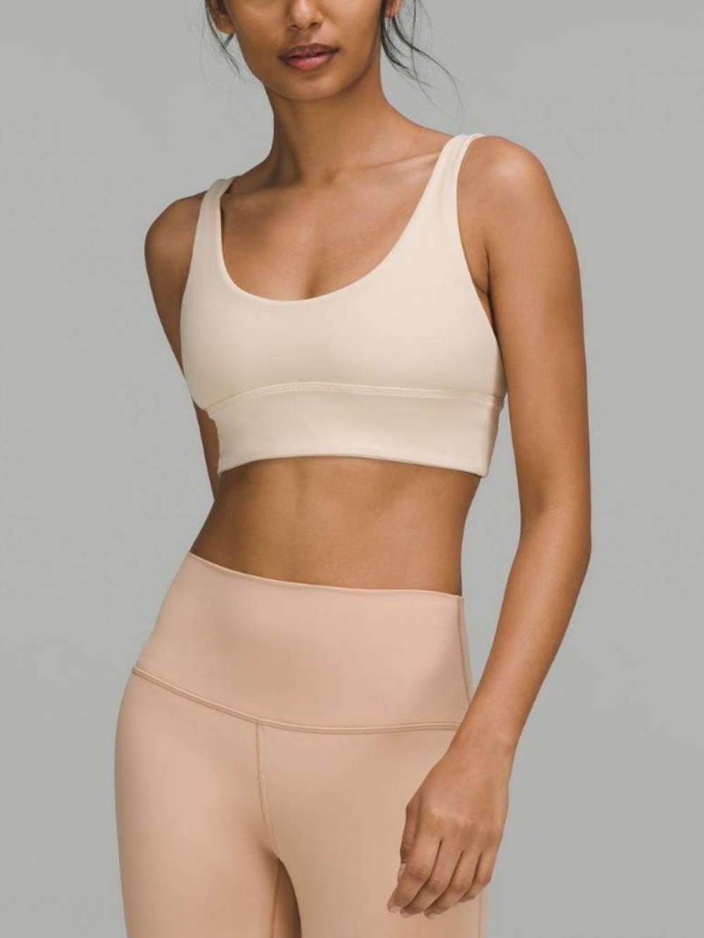 Lululemon Align Bra A/B Cup Pale Linen Size 2
